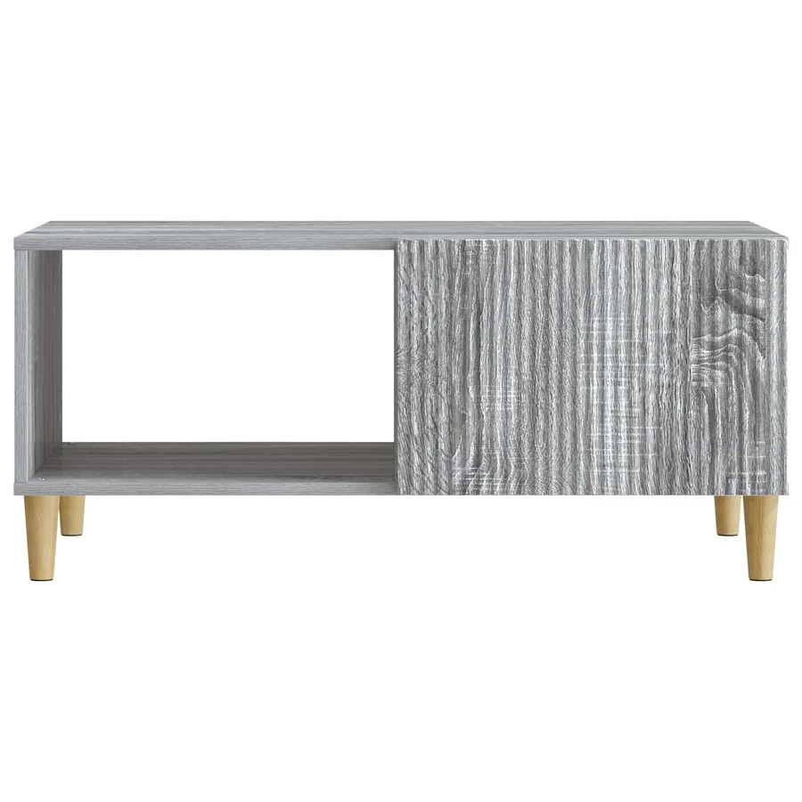 Table basse Sonoma gris 90 x 50 x 40 cm Bois d'ingénierie - 5