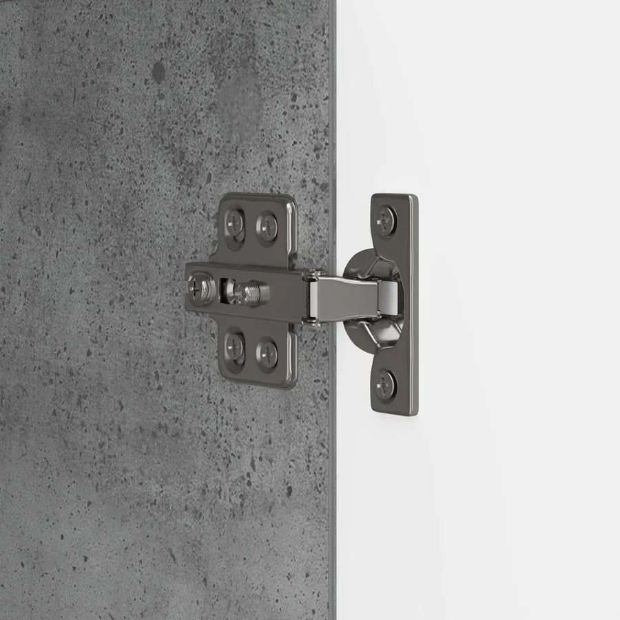 Buffet Gris béton 89 x 34,5 x 80 cm Bois d'ingénierie - 9