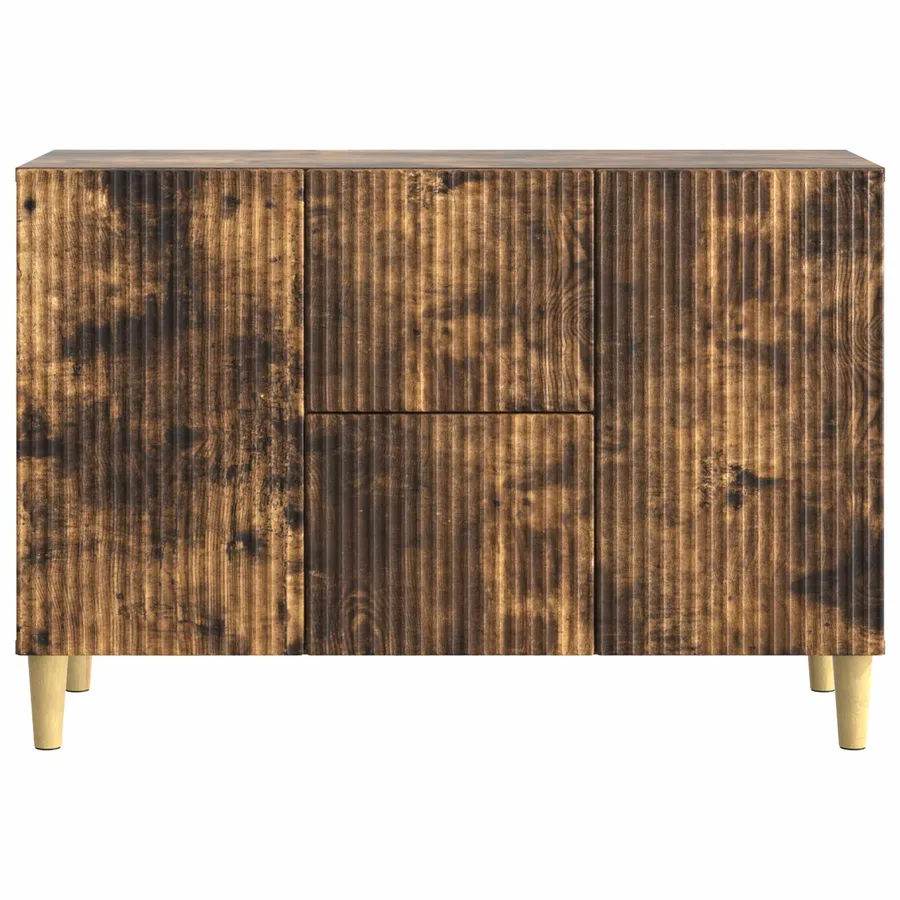 Buffet Chêne fumé 89 x 34,5 x 60 cm Bois d'ingénierie - 6