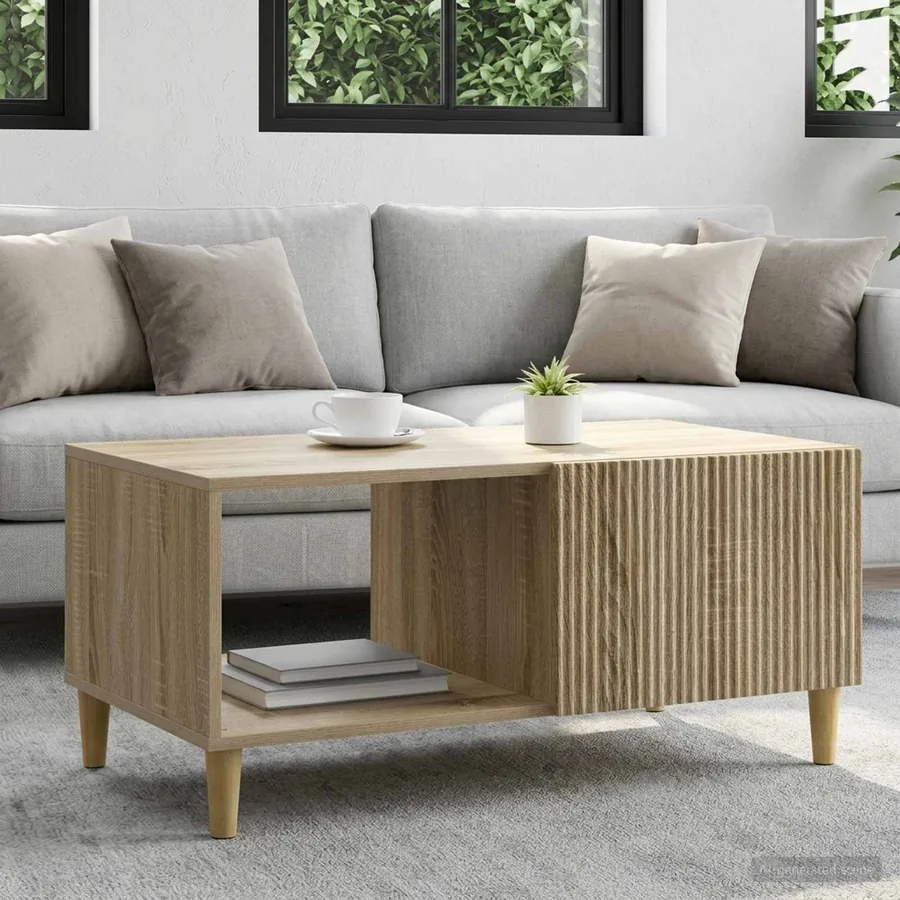 Table basse Chêne Sonoma 90 x 50 x 40 cm Bois d'ingénierie