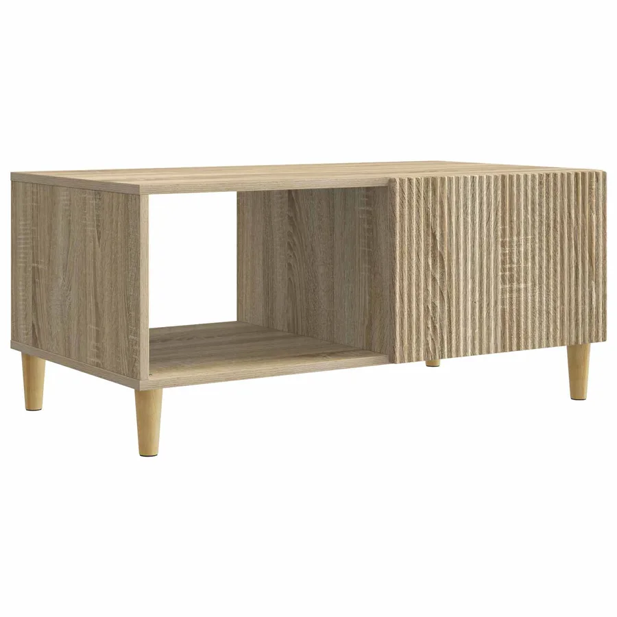 Table basse Chêne Sonoma 90 x 50 x 40 cm Bois d'ingénierie - 2
