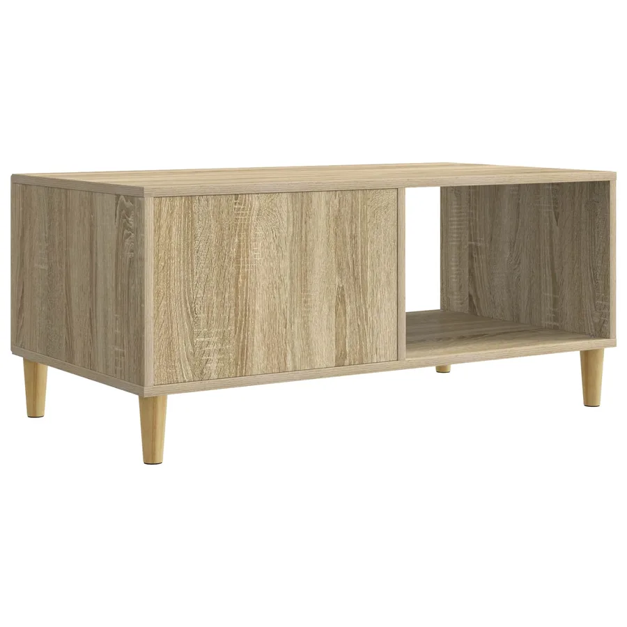 Table basse Chêne Sonoma 90 x 50 x 40 cm Bois d'ingénierie - 7