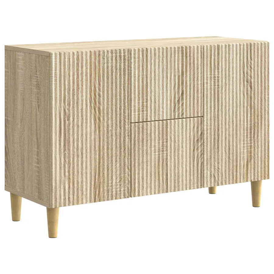 Buffet Chêne Sonoma 89 x 34,5 x 60 cm Bois d'ingénierie - 2
