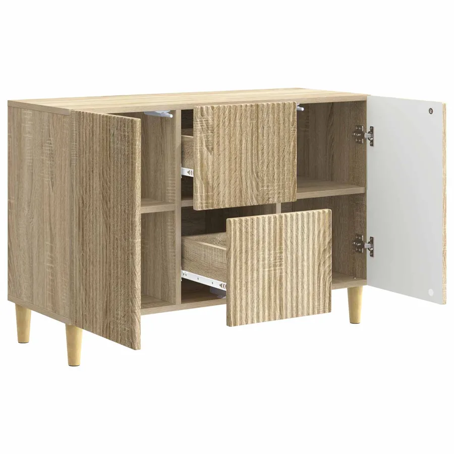 Buffet Chêne Sonoma 89 x 34,5 x 60 cm Bois d'ingénierie - 5