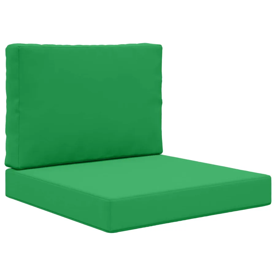 Coussin de canapé d'extérieur 2 pcs Vert Polyester - 2