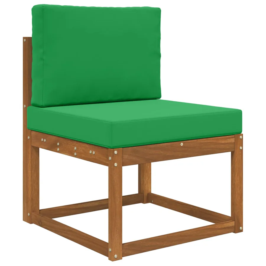 Coussin de canapé d'extérieur 2 pcs Vert Polyester - 3