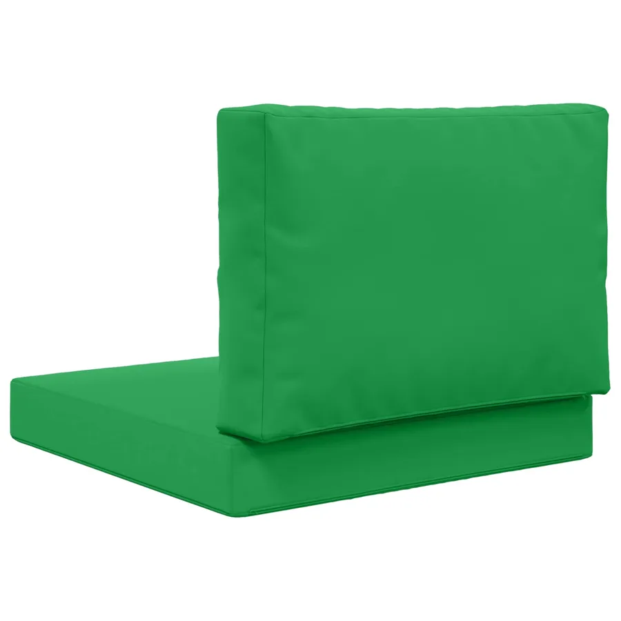 Coussin de canapé d'extérieur 2 pcs Vert Polyester - 7