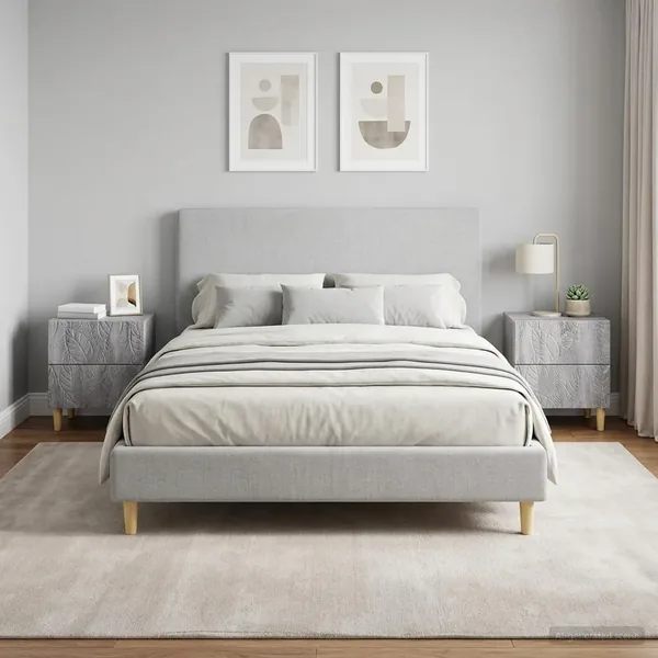 Table de chevet 2 pcs Sonoma gris 43 x 34,5 x 48 cm