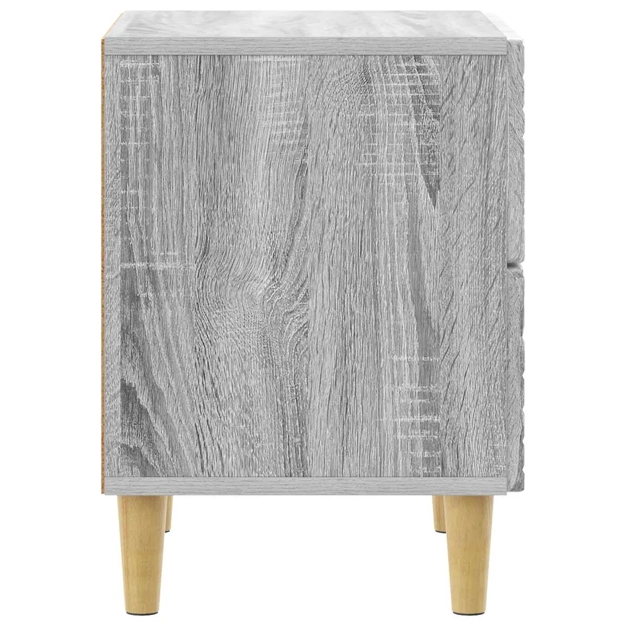 Table de chevet 2 pcs Sonoma gris 43 x 34,5 x 48 cm - 7