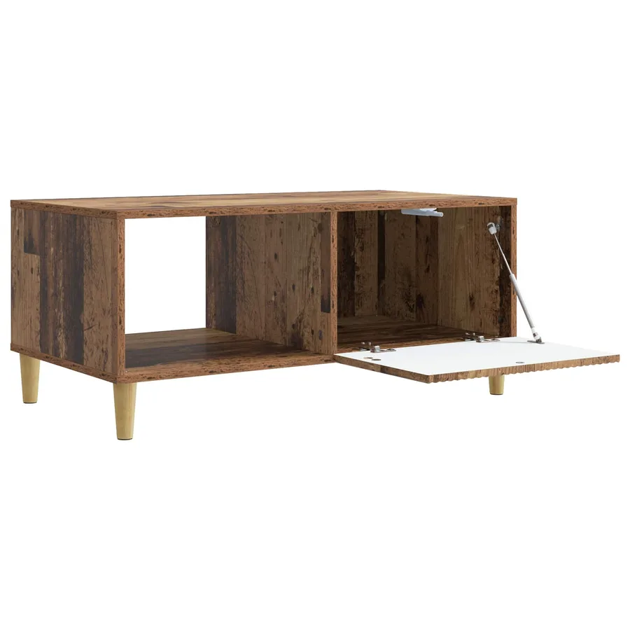 Table basse Bois ancien 90 x 50 x 40 cm Bois d'ingénierie - 4
