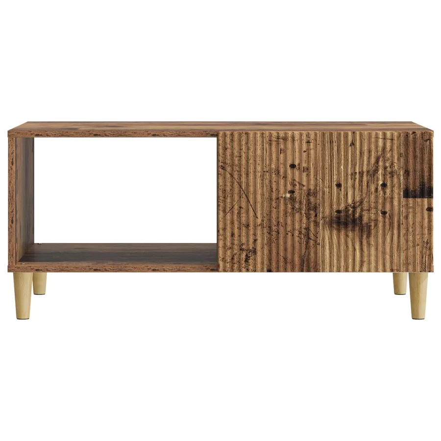 Table basse Bois ancien 90 x 50 x 40 cm Bois d'ingénierie - 5