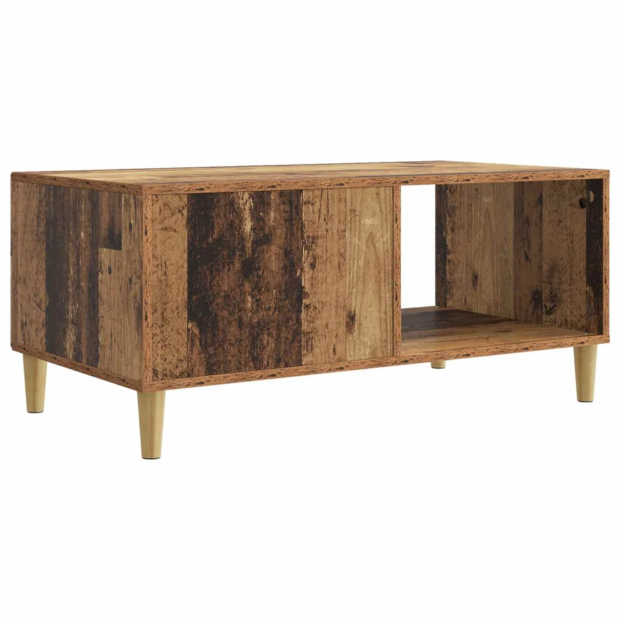 Table basse Bois ancien 90 x 50 x 40 cm Bois d'ingénierie - 7