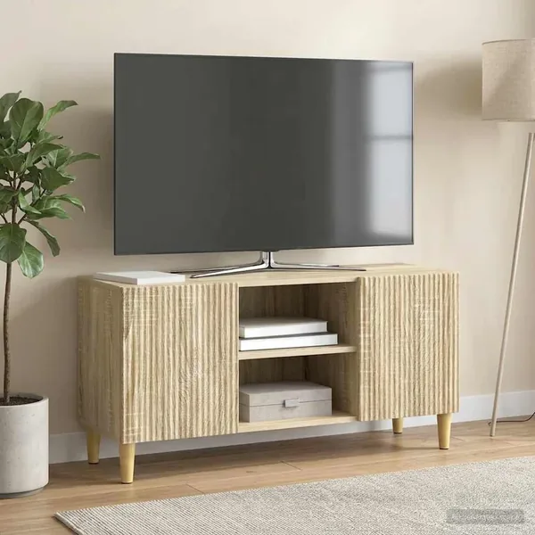 Meuble TV Chêne Sonoma 102 x 34,5 x 50 cm Bois d'ingénierie