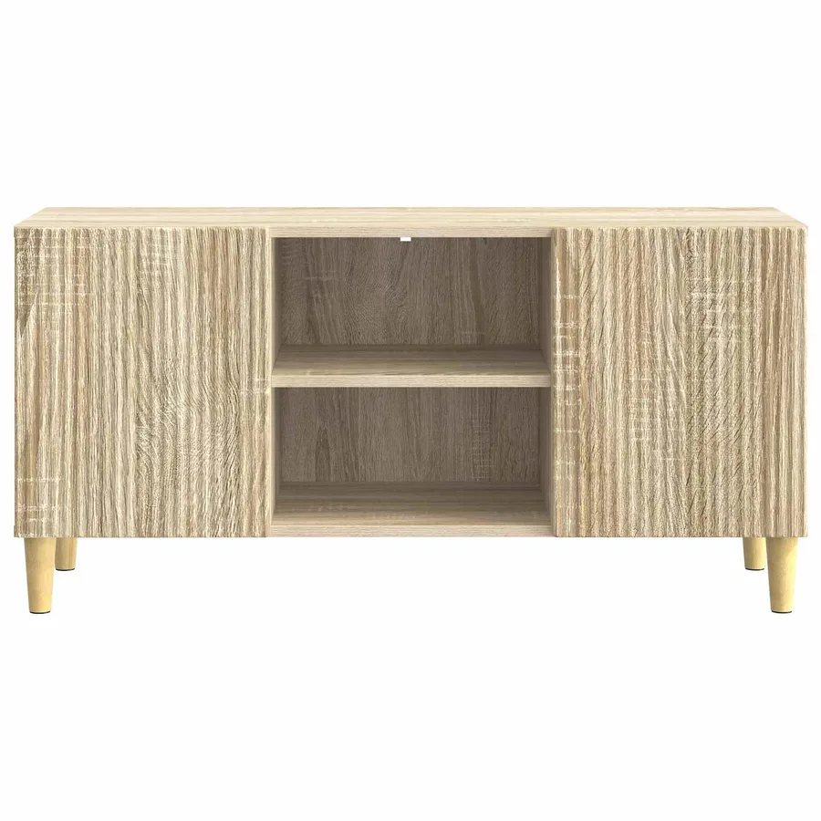 Meuble TV Chêne Sonoma 102 x 34,5 x 50 cm Bois d'ingénierie - 6