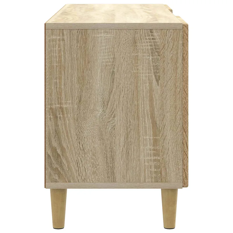Meuble TV Chêne Sonoma 102 x 34,5 x 50 cm Bois d'ingénierie - 7