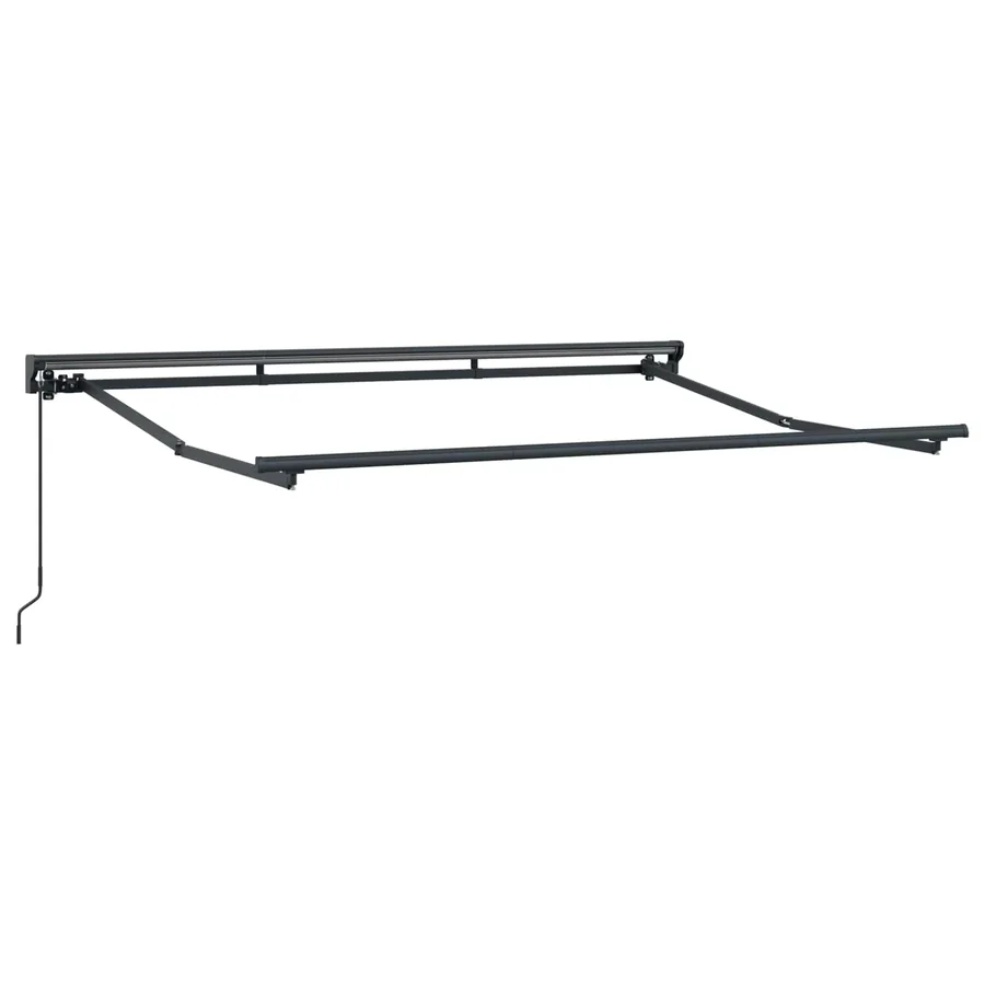 Auvent rétractable manuel Marron 2,5 x 2 m - 3