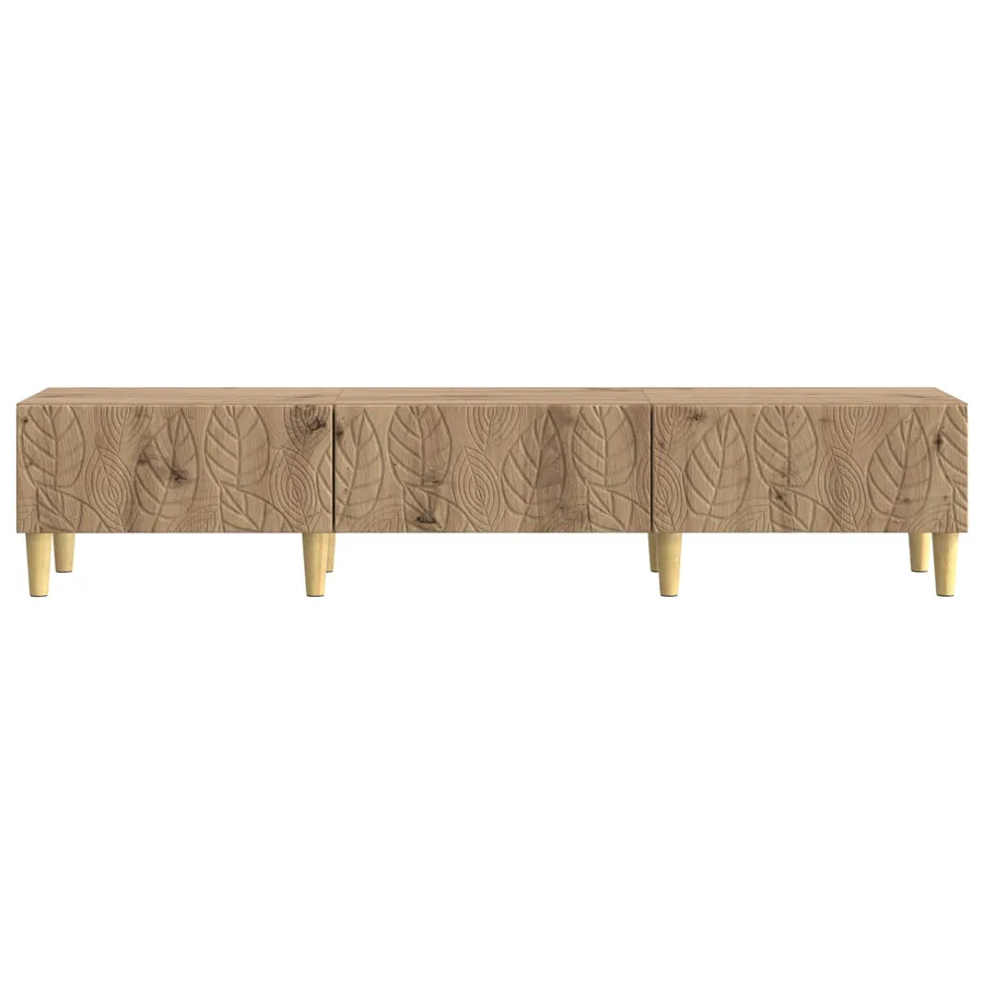 Meuble TV 147 x 34,5 x 30 cm Chêne artisanal Bois d'ingénierie - 5