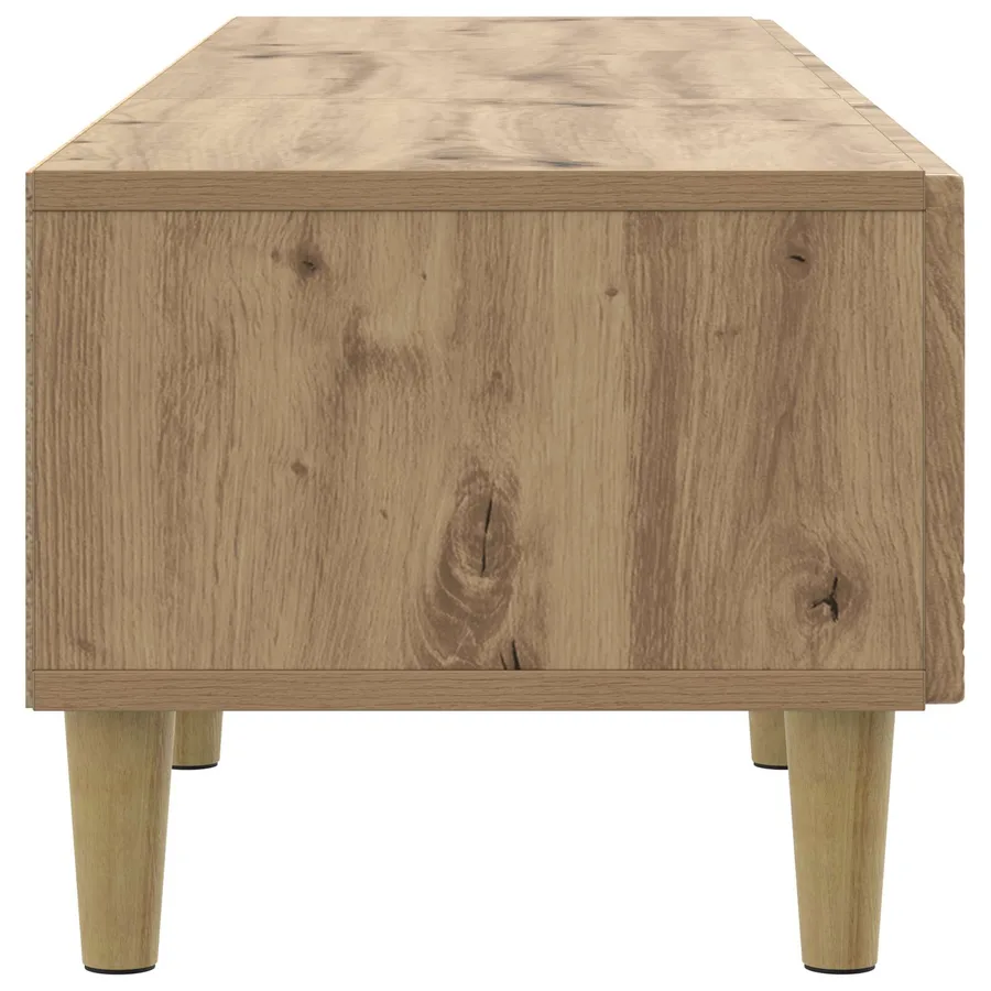 Meuble TV 147 x 34,5 x 30 cm Chêne artisanal Bois d'ingénierie - 6