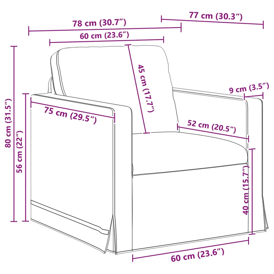 Ensemble de Canapés 2 pcs Bordeaux 138 x 78 x 80 cm Velours - 9