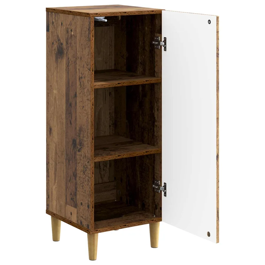 Buffet Bois ancien 33 x 34,5 x 90 cm Bois d'ingénierie - 5