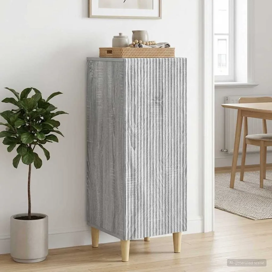 Buffet Sonoma gris 33 x 34,5 x 90 cm Bois d'ingénierie