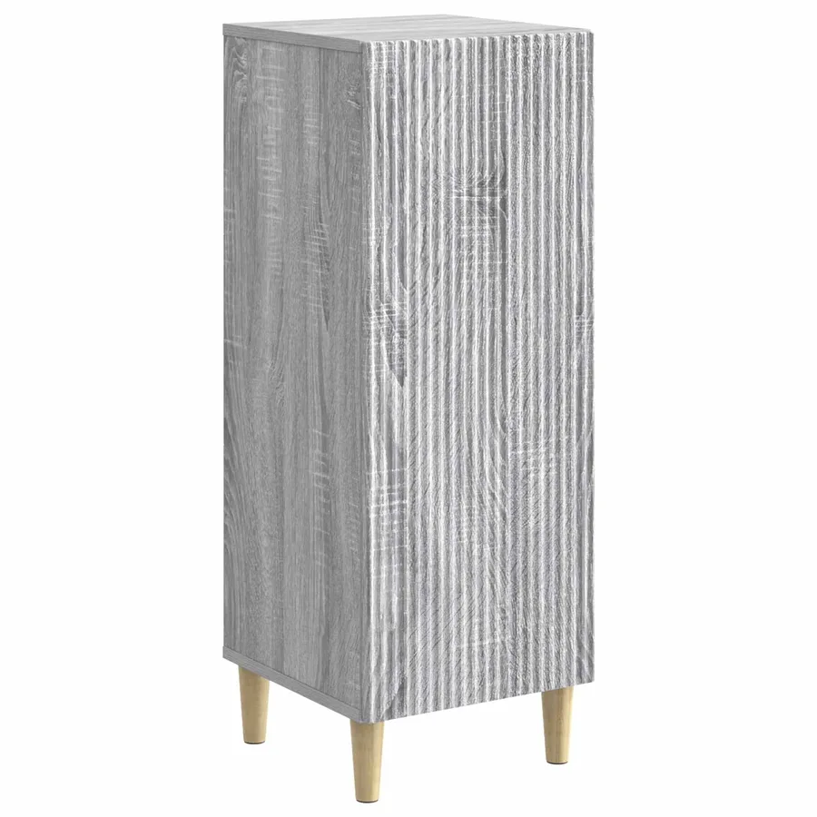 Buffet Sonoma gris 33 x 34,5 x 90 cm Bois d'ingénierie - 2