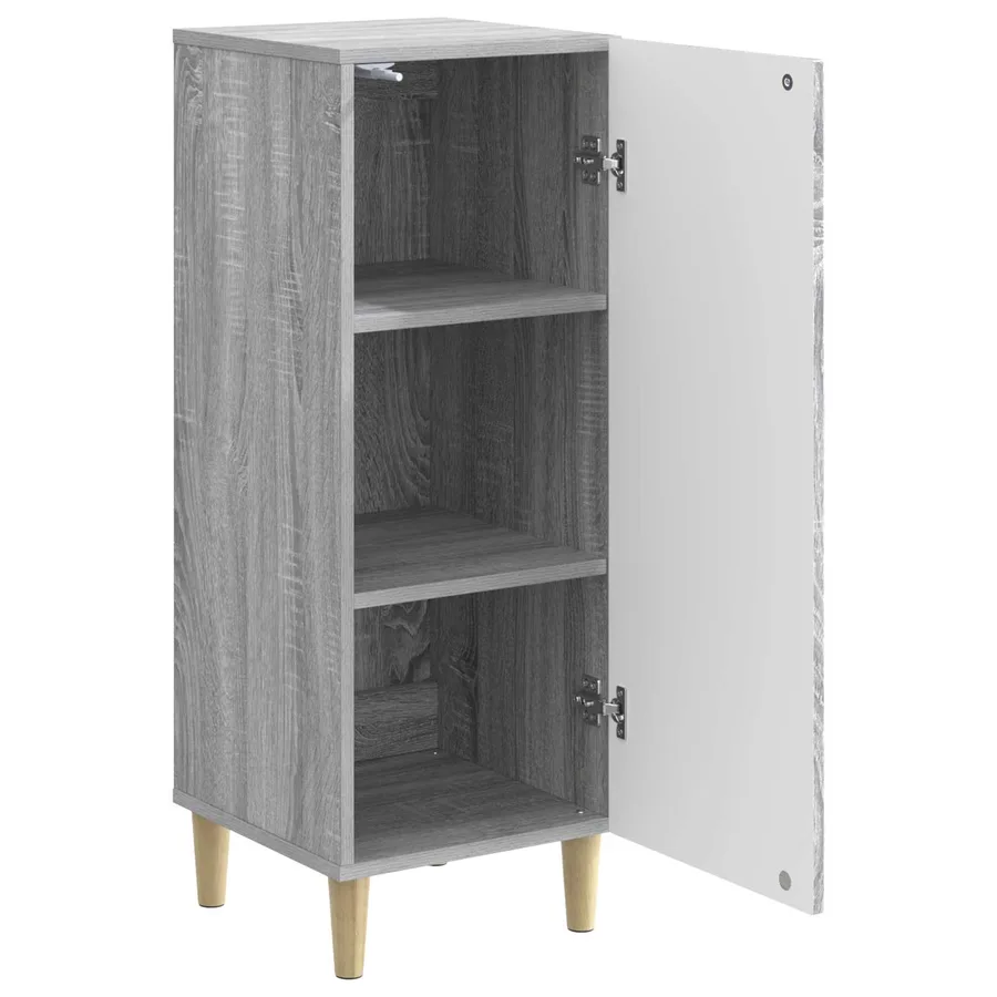 Buffet Sonoma gris 33 x 34,5 x 90 cm Bois d'ingénierie - 5