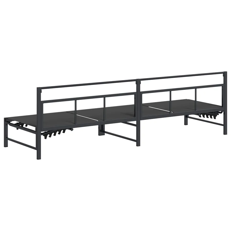 Transat Noir 200 x 62 x 59,5 cm Textilène - 6