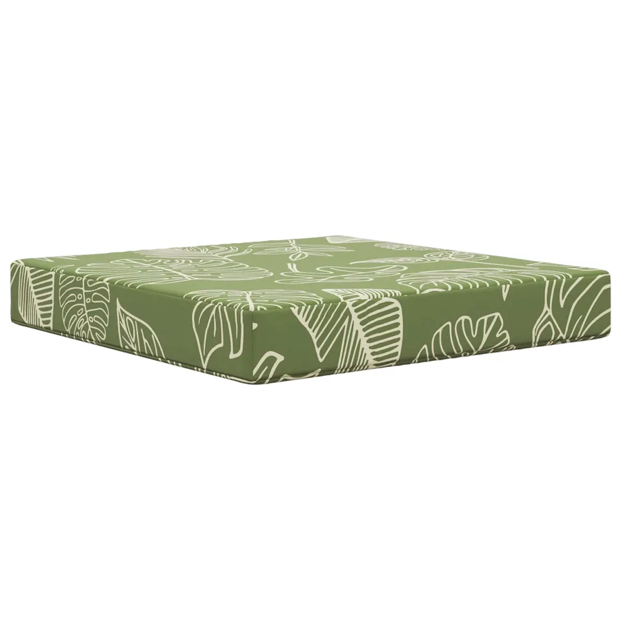 Coussin de canapé d'extérieur 2 pcs Modèle feuille Polyester - 4