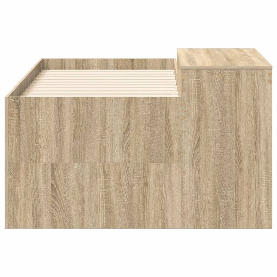 Lit haut pour enfants avec bureau Chêne Sonoma 80 x 160 cm - 4