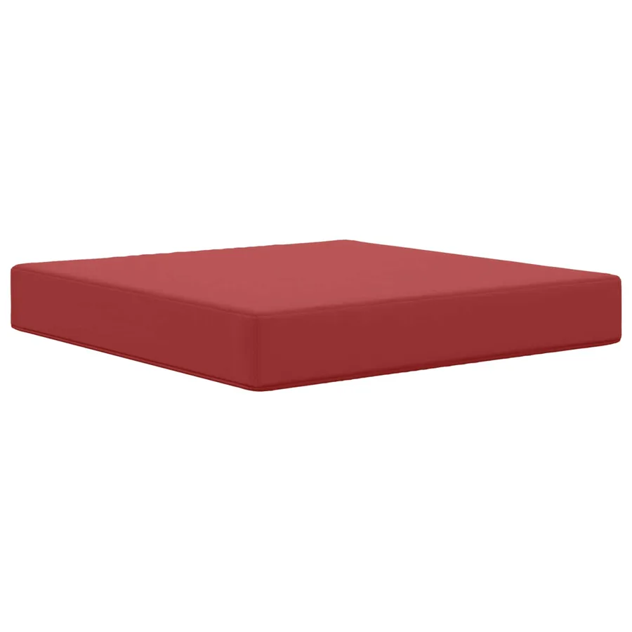 Coussin de canapé d'extérieur 2 pcs Bordeaux Polyester - 4
