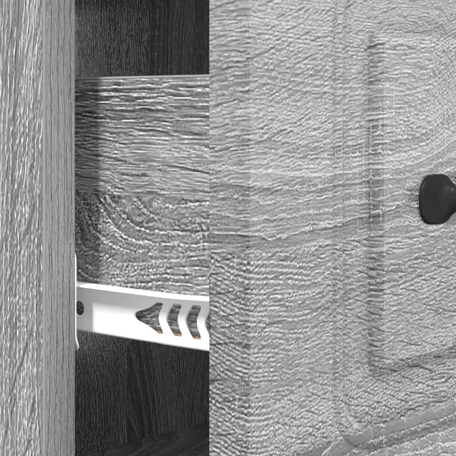 Armoire à tiroirs Sonoma gris 66 x 34,5 x 87 cm - 10