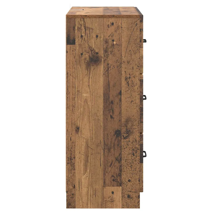 Armoire à tiroirs Bois ancien 66 x 34,5 x 87 cm - 7