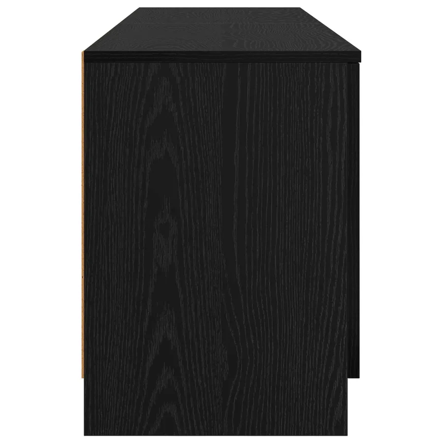 Armoire de rangement pour lit mezzanine 2 pc Chêne noir - 6