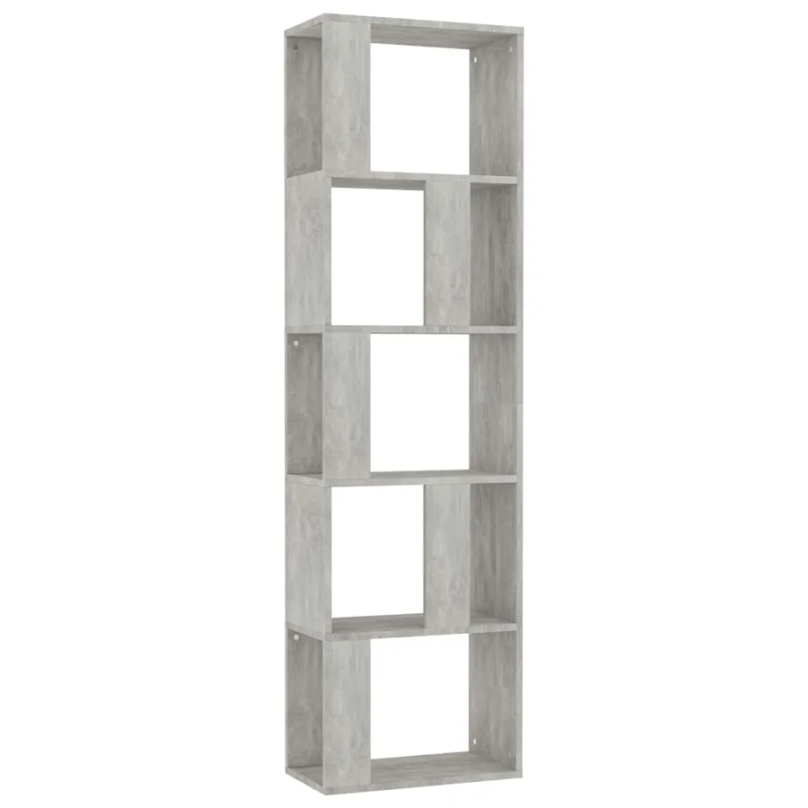 Bookcase/Room divider Concrete grey Engineered wood - 2