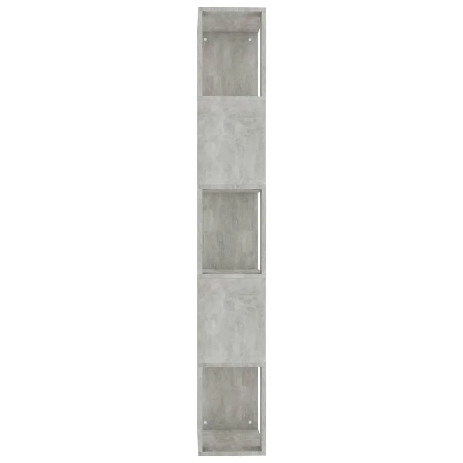 Bookcase/Room divider Concrete grey Engineered wood - 6