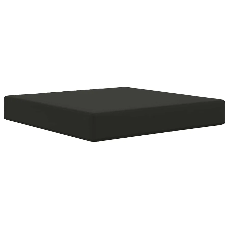 Coussin de canapé d'extérieur 2 pcs Noir Polyester - 4