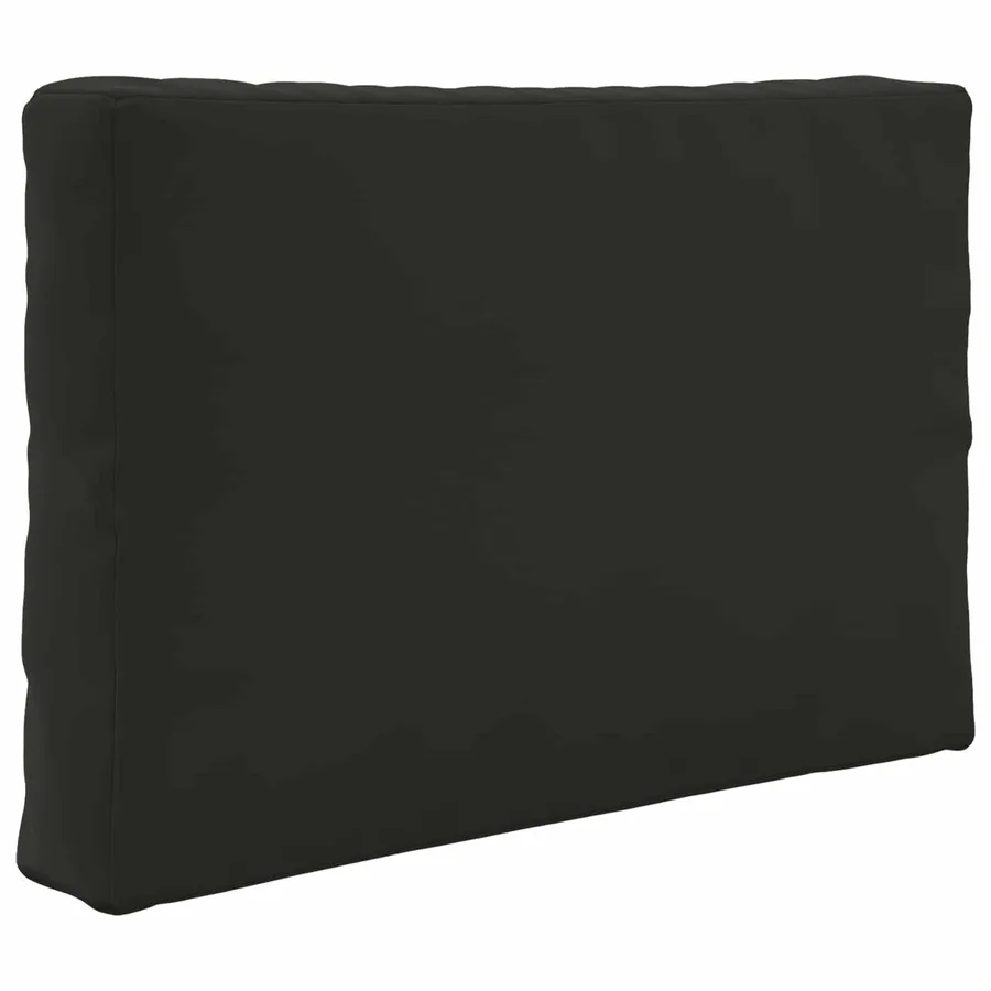 Coussin de canapé d'extérieur 2 pcs Noir Polyester - 5