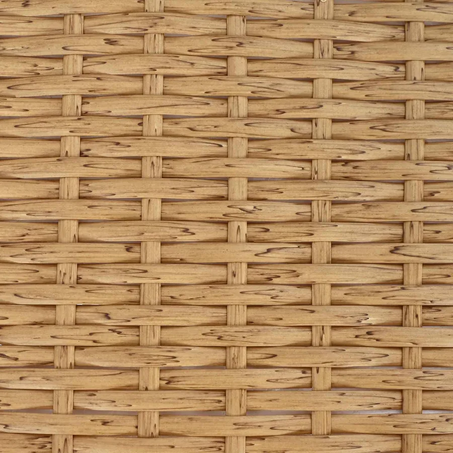 Ensemble de meubles d'extérieur 5 pcs Blanc Naturel et Crème - 14