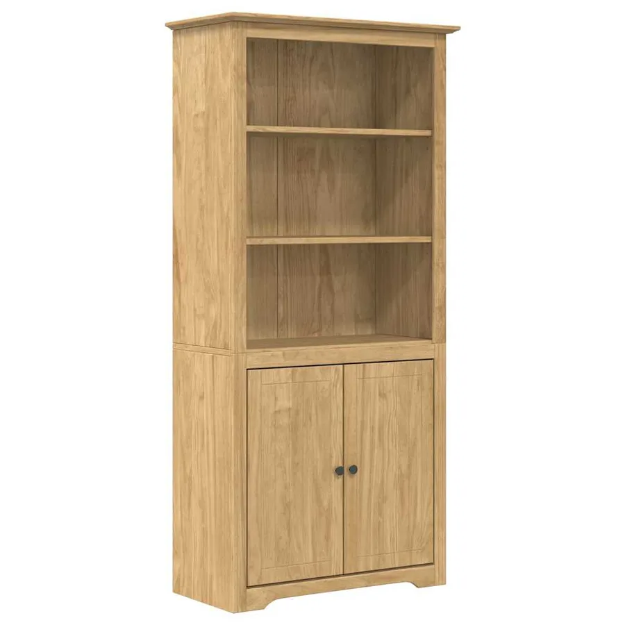 Bibliothèque BODO Marron miel 82 x 40 x 173 cm - 2