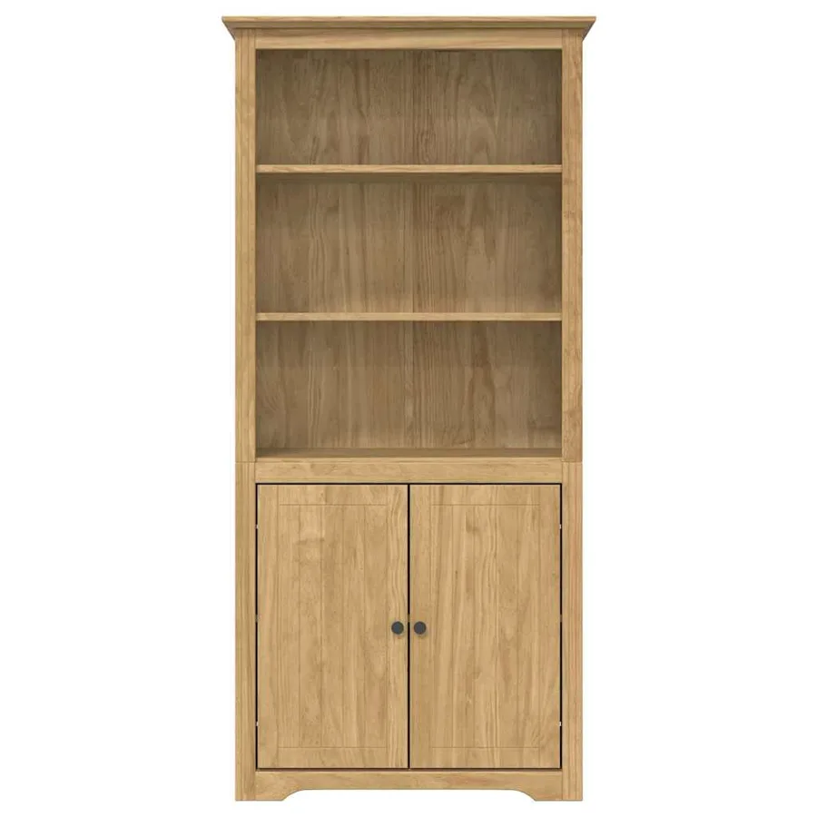 Bibliothèque BODO Marron miel 82 x 40 x 173 cm - 4
