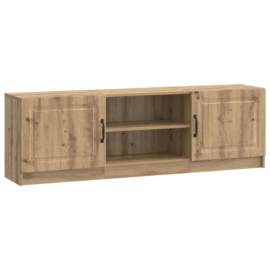 Meuble TV 150 x 31 x 47 cm Chêne artisanal Bois d'ingénierie - 2
