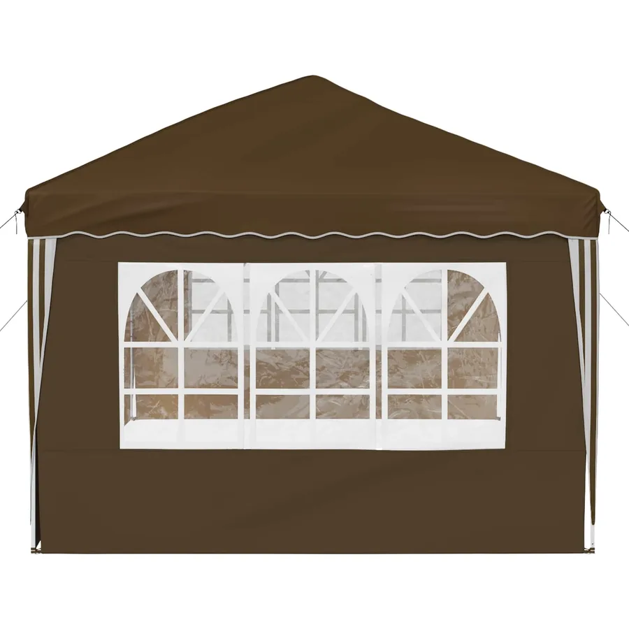 Tente de fête pop-up 575 x 289 x 245 cm Taupe - 6