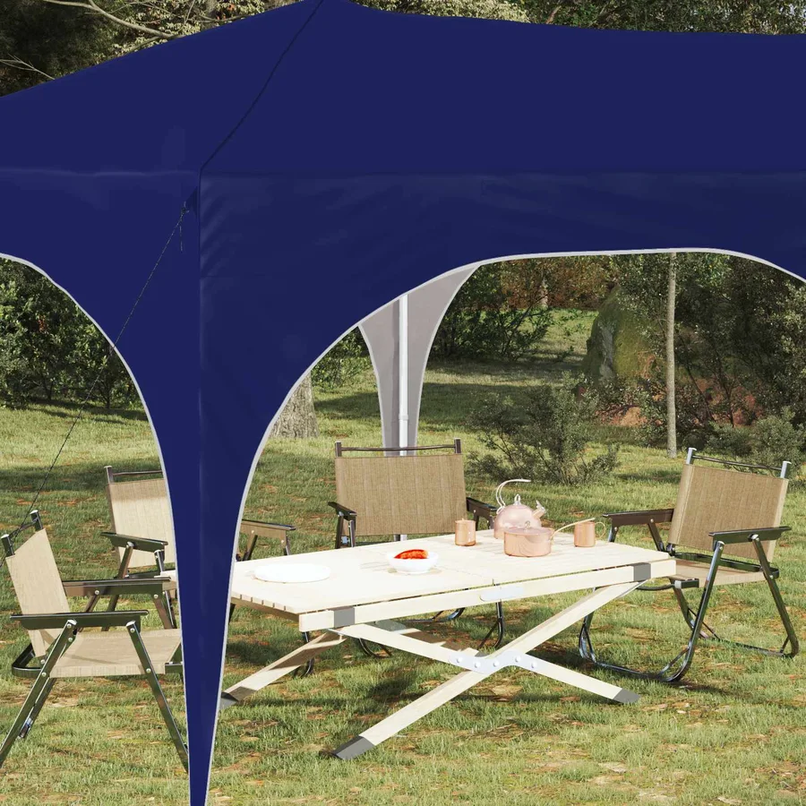 Tente de fête pop-up 575 x 288 x 245 cm Bleu Tissu Oxford - 3