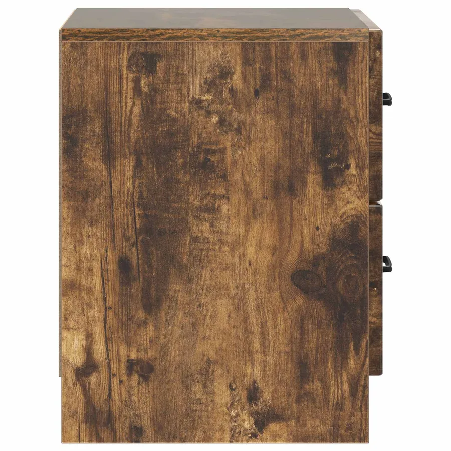 Cabinet de chevet avec tiroir Chêne fumé 43 x 34,5 x 44,5 cm - 6