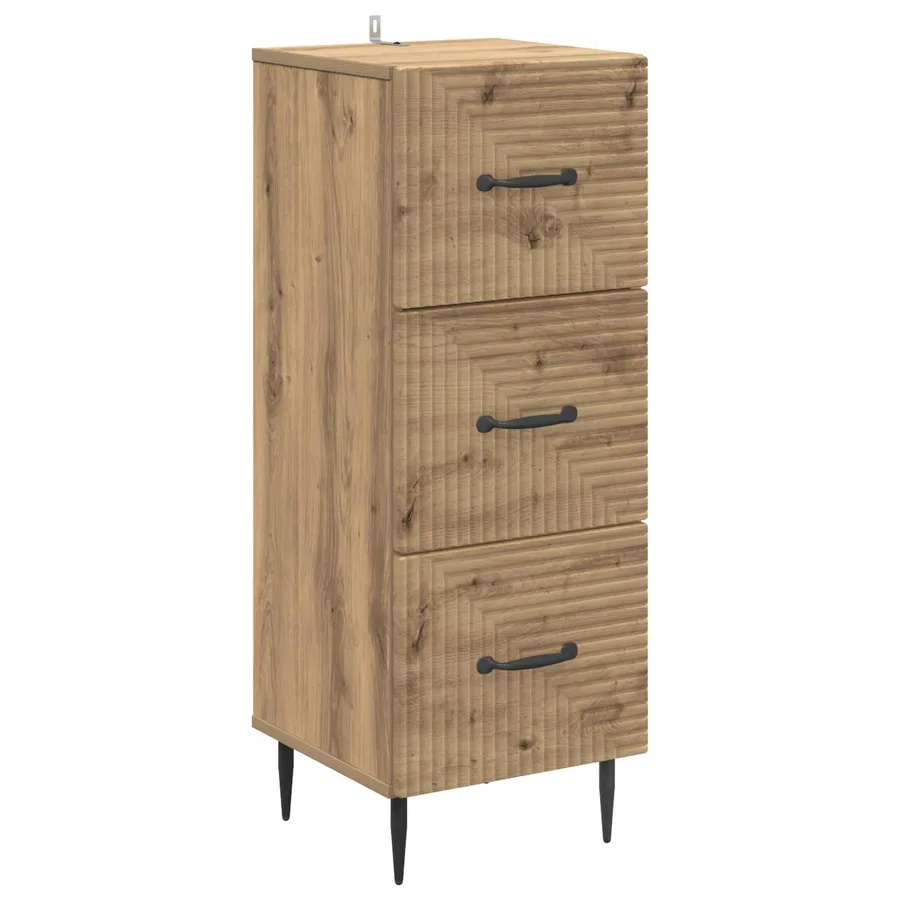 Armoire à tiroirs 33 x 34,5 x 89,5 cm Bois d'ingénierie - 2