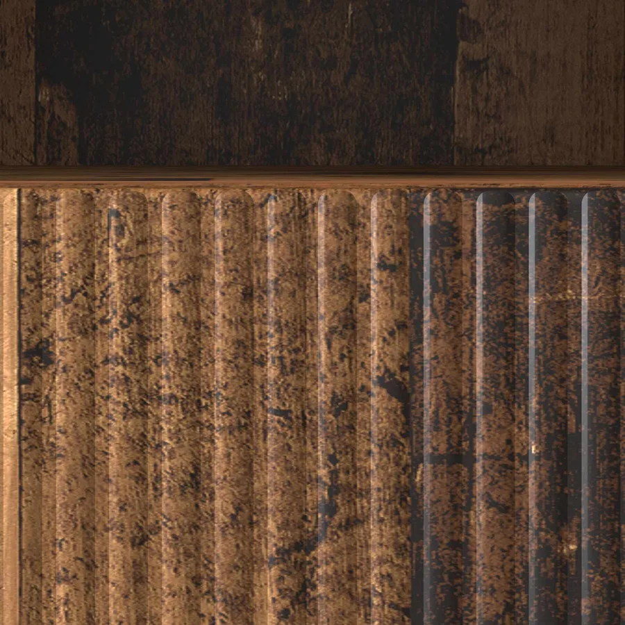 Meuble TV Bois ancien 102 x 34,5 x 50 cm Bois d'ingénierie - 8