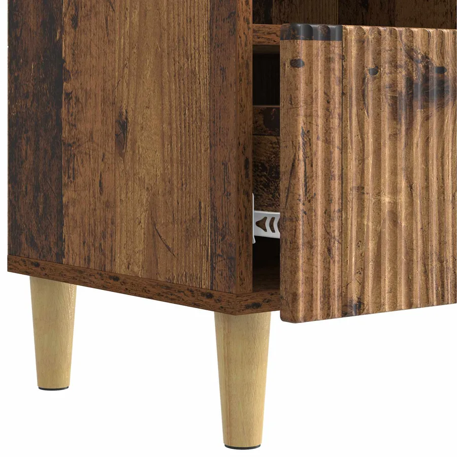 Meuble TV Bois ancien 102 x 34,5 x 50 cm Bois d'ingénierie - 9