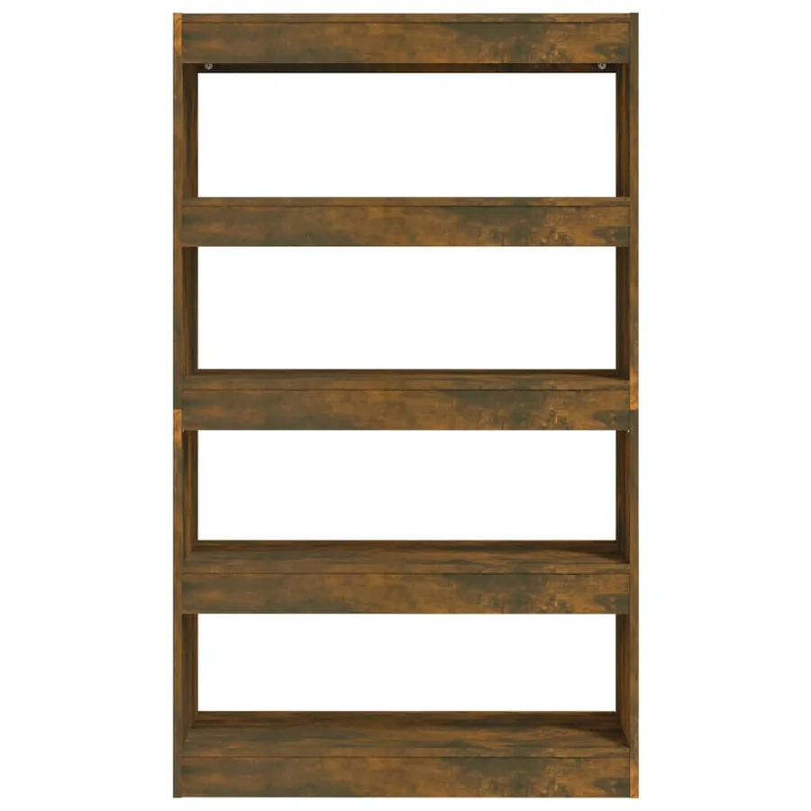 Bookcase/Room divider Smoked oak Engineered wood - 5