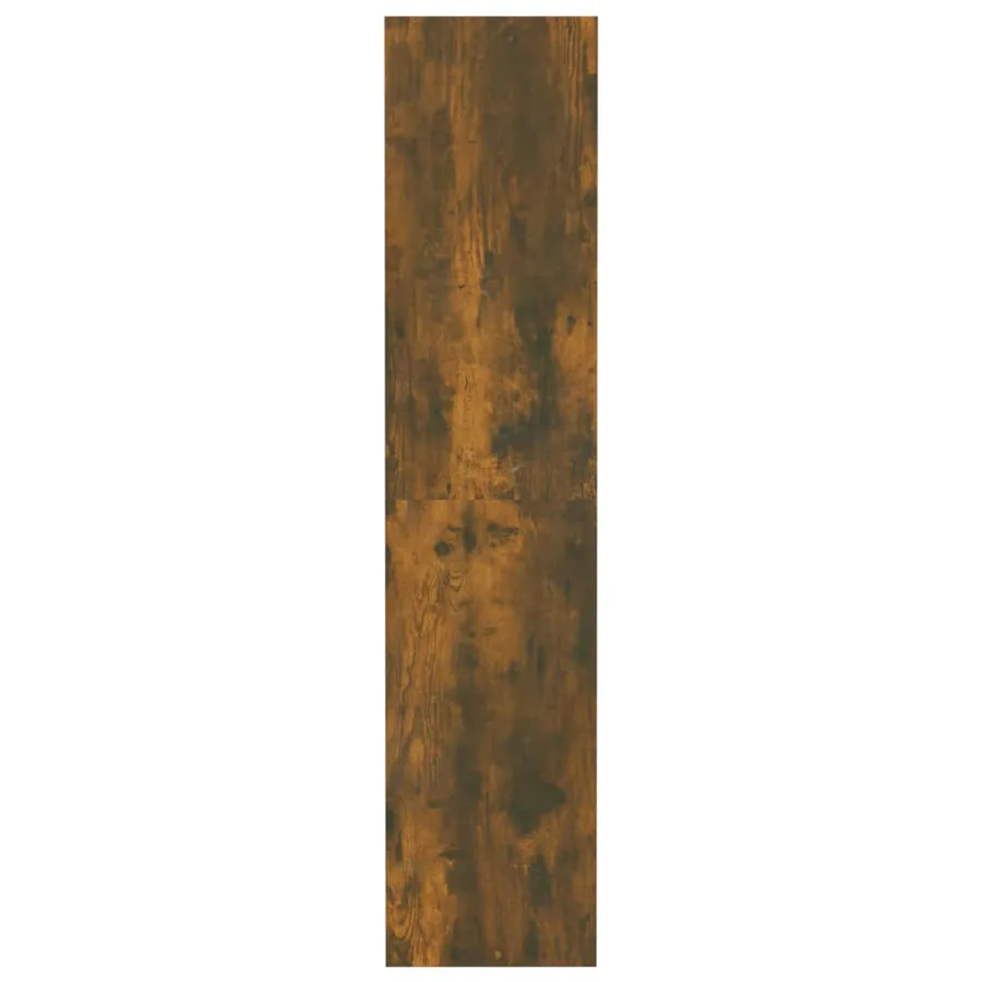 Bookcase/Room divider Smoked oak Engineered wood - 6